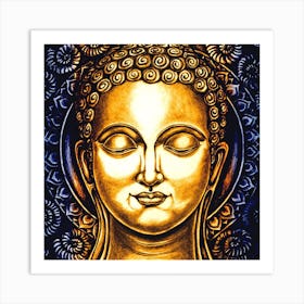 Buddha Sketch Art Art Print