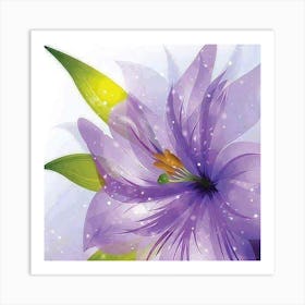 Purple Flower Art Print