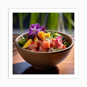 Ahi Tuna Salad Art Print