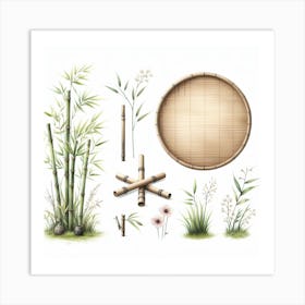 Bamboo 10 Art Print