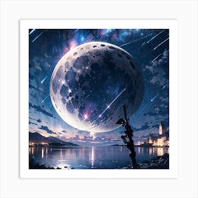 Night sky Art Print