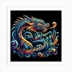 Dragon Painting Art Print