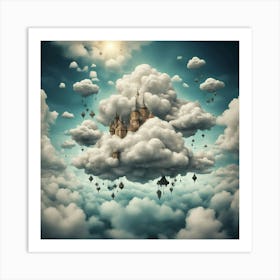 Castle In The Clouds 29 Art Print