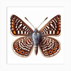 Butterfly of Heteropterys morpheus Art Print