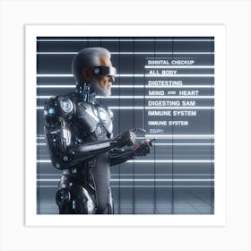 Futuristic Man 59 Art Print