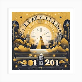 WORLD NEW YEAR'S Art Print