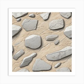 Stone Wall 32 Art Print