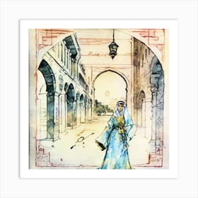 Arabic Woman Art Print