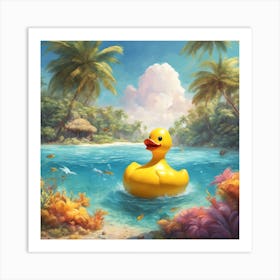 Rubber Ducky Art Print