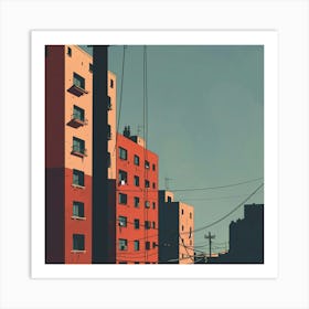 Cityscape 5 Art Print