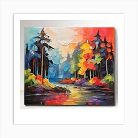 Forest Landscape 2 Art Print