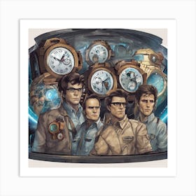 Symphony Of Clocks Art Print