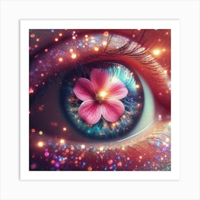 Flower Eye 3 Art Print