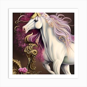 Fantasy Unicorn Art Print