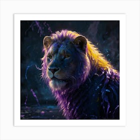 Lion 2541 Art Print