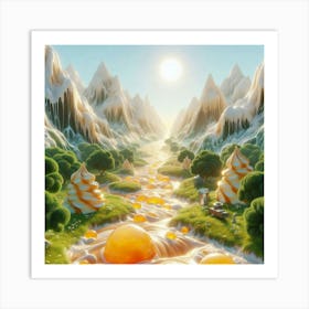 Mountain Stream Art Print