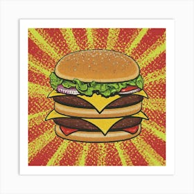 Cheeseburger II Art Print