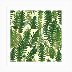 Fern leafs 1 Art Print