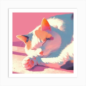 Cat Painting 2 Art Print