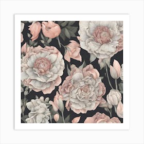 Peonies 1 Art Print