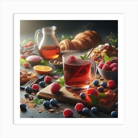 Breakfast In Bed Art Print