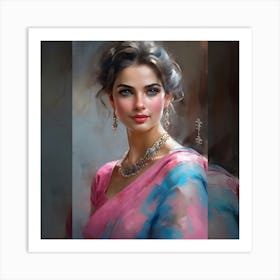 Portrait Of A Woman Art Print