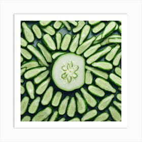 Cucumber As A Logo Haze Ultra Detailed Film Photography Light Leaks Larry Bud Melman Trending (7) Art Print