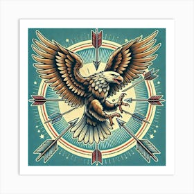 Tattoo Eagle 4 Art Print