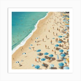 Beach Scene 6 Art Print