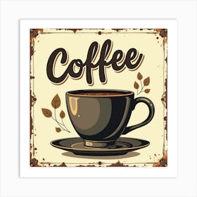 Coffee Sign Art Print