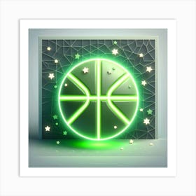 Basketball Ball 3 Art Print