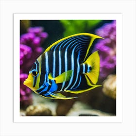 Angelfish 3 Art Print