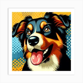 Pop Dog Art Print