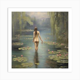 Skinny Dipping #3 Art Print