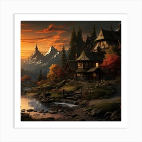 paysage Art Print