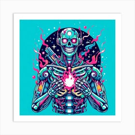 Heart Of A Robot 1 Art Print