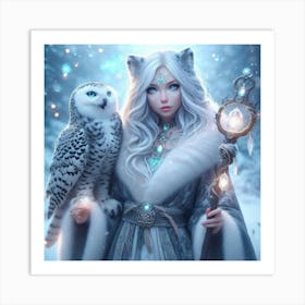 The Wizard Lady Art Print