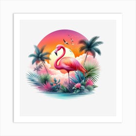 Flamingo Art Print