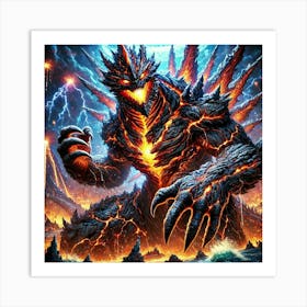 Super Kaiju Art Print