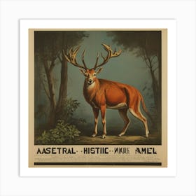 Default Default Vintage And Retro Animal Advertising Aestethic 2 (1) Art Print