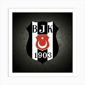 Beşiktaş J.K Logo Wall Art 3 Art Print