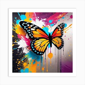 Butterfly Painting 40 Art Print