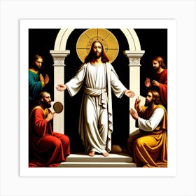 Jesus Four Art Print