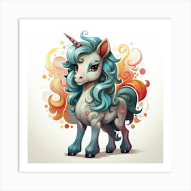 Unicorn 6 Art Print