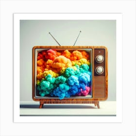 Tv Stock Videos & Royalty-Free Footage Art Print