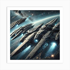 Eclipse Stealth Frigates Converted 1 Art Print