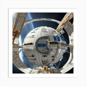 Space Station 58 Art Print