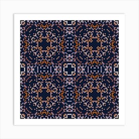 Pixel Pattern 6 Art Print