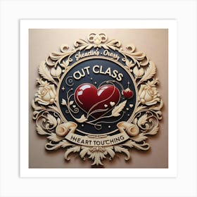 Out Class Heart Touching Art Print