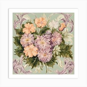 Pastel Bouquet Art Print